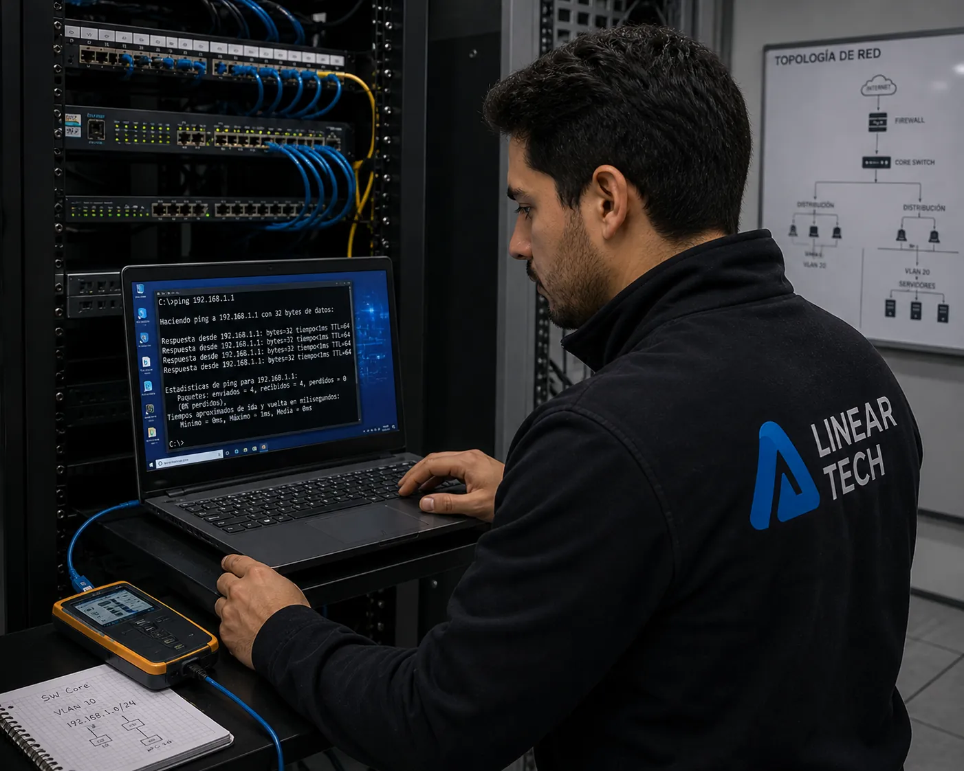 Pruebas de red VLANs